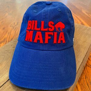 Buffalo Bills Mafia Dad Hat - NFL New Era '47 Brand - Blue/Red Strapback